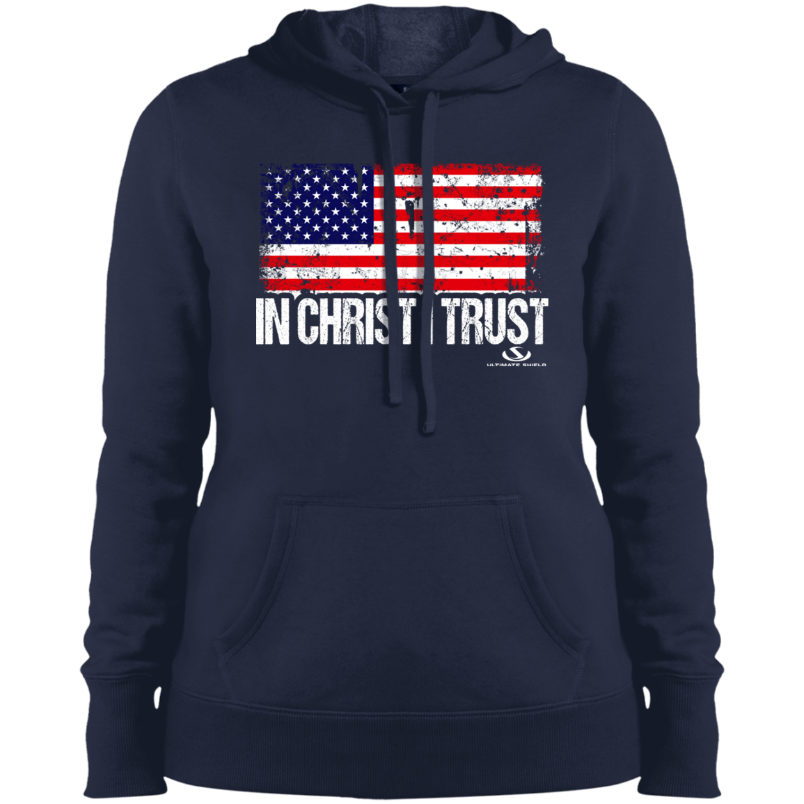 IN CHRIST I TRUST Ladies' Pullover Hooded Sweatshirt