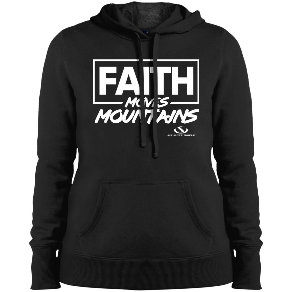 FATH MOVES MOUNTAIN Ladies' Pullover Hooded Sweatshirt
